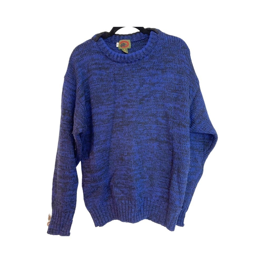 Vintage Boston Traders Woolmark Pure Wool Crewneck Pullover Sweater Men's Size L - Picture 7 of 10